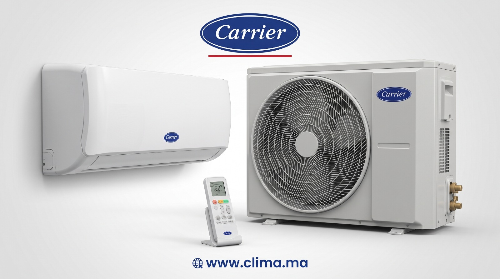 CLIMATISEUR CARRIER 9000 INVERTER R32 CRYO WI-FI